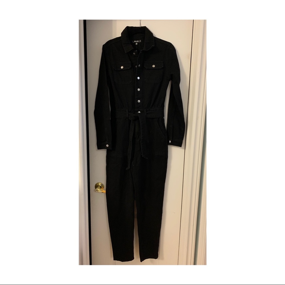 NWT Missguided denim jumpsuit